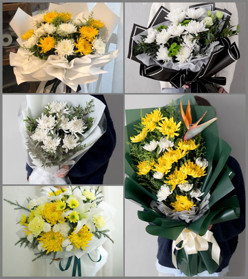 福建三明大田县济阳乡国庆村白事花束代送